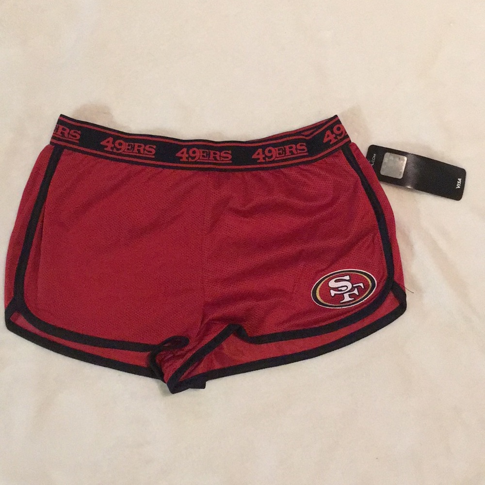 49er running shorts